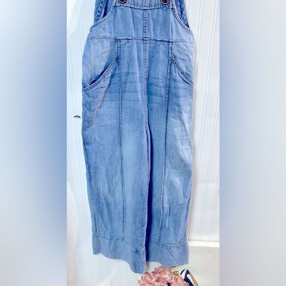 Anthropologie Pilcro and the Letterpress Blue Denim Garment Sz S - Picture 5 of 9
